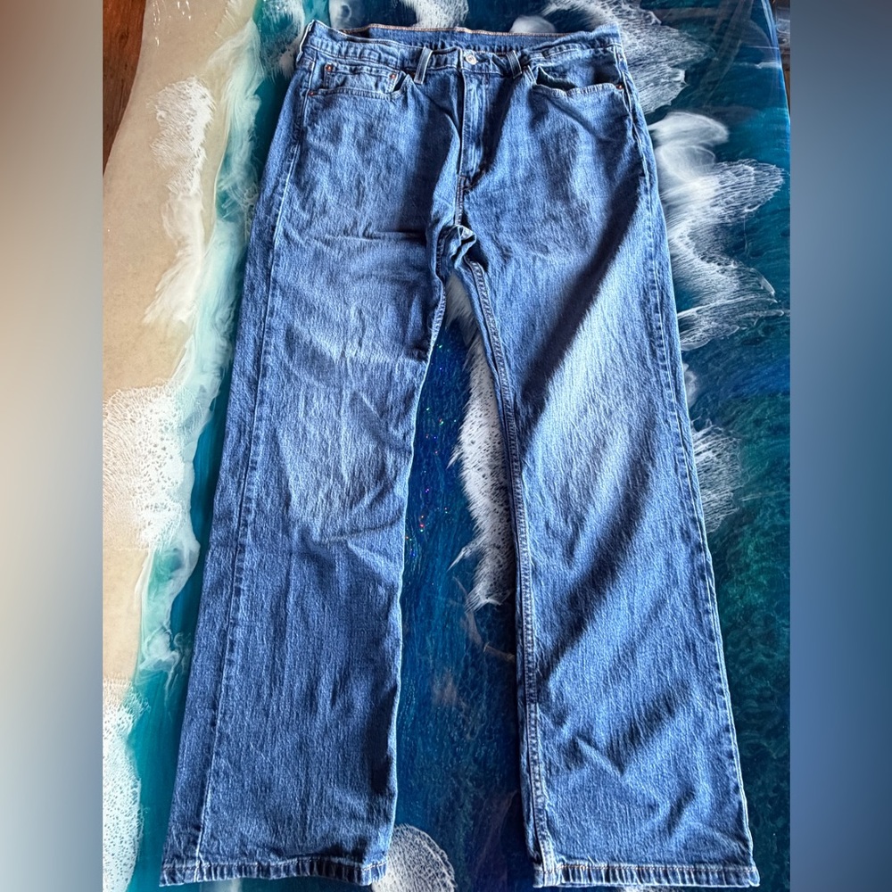 SALE! BUY or BUNDLE Mens Traditional Blue Denim Levi 527 Jeans Size 36X30